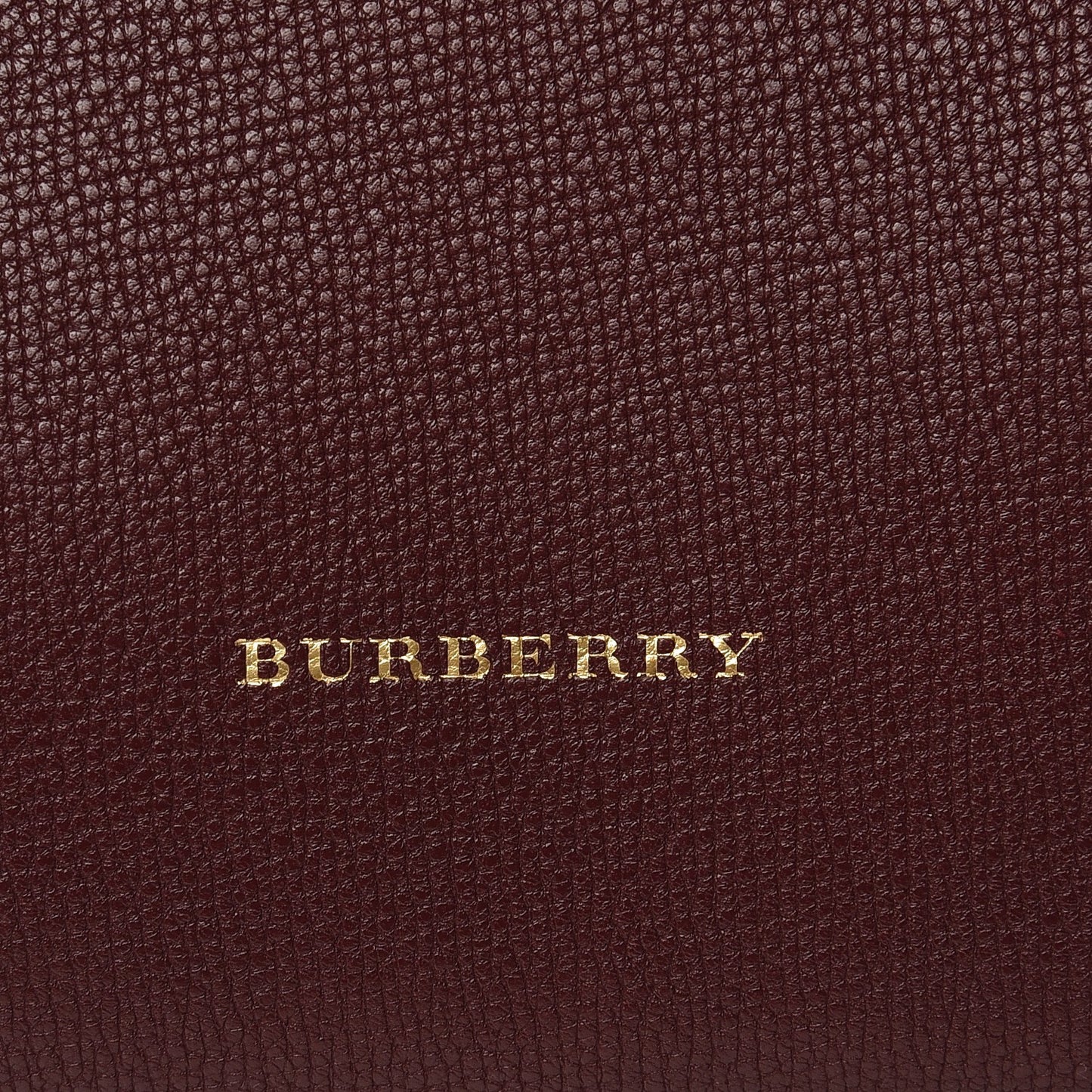 Derby Calfskin House Check Large Banner Tote Mahogany Red