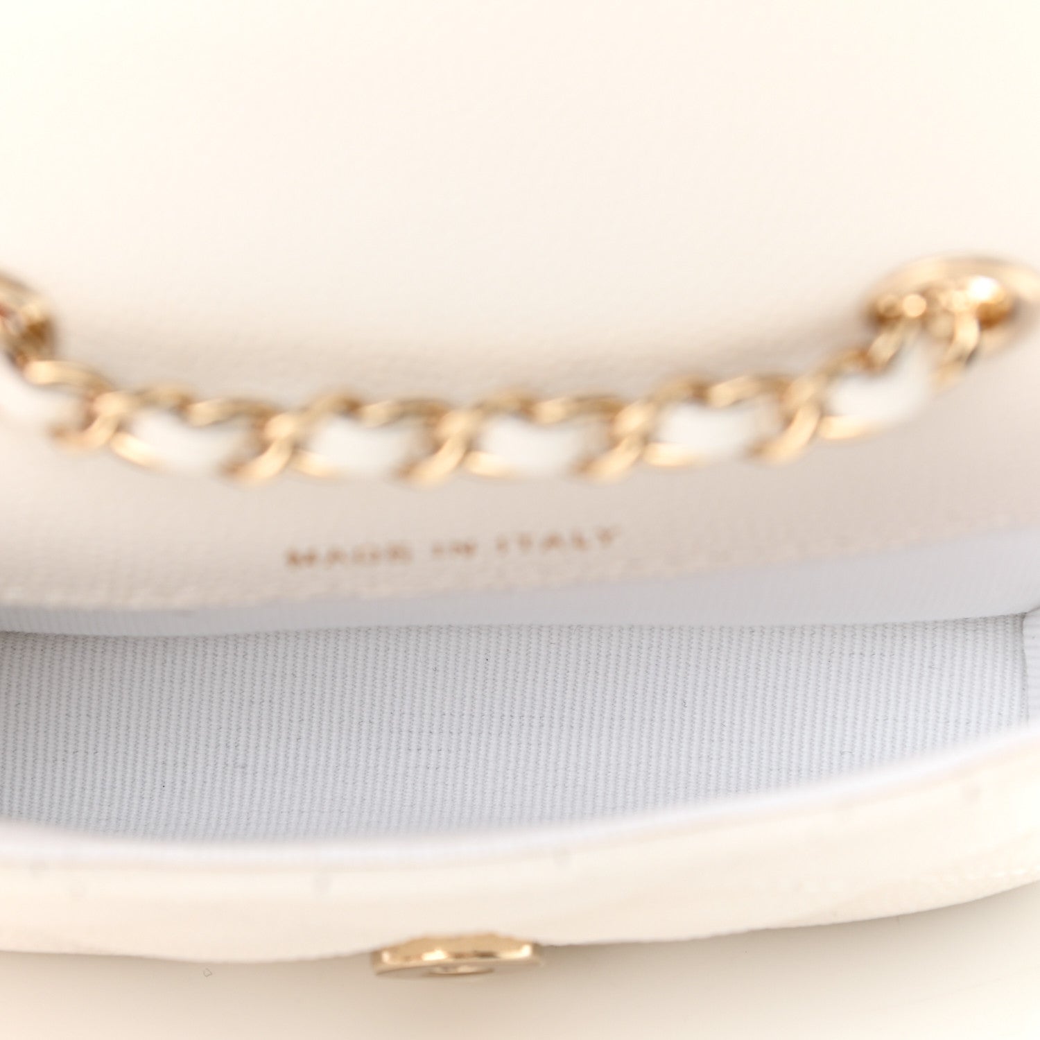 Chanel Caviar Quilted Belt Bag White 5 of 12