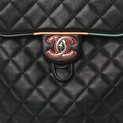 Chanel Lambskin Quilted Small Cuba Urban Spirit Backpack Black 8 of 11