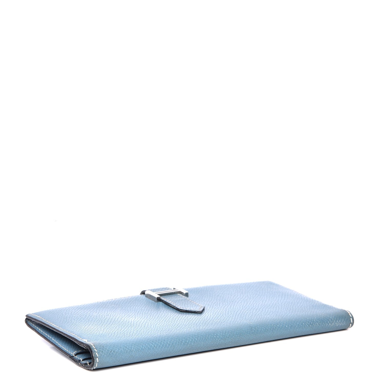 Hermes Epsom Bearn Wallet Blue Jean 4 of 13
