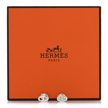 Hermes Sterling Silver TPM Farandole Earrings 5 of 5