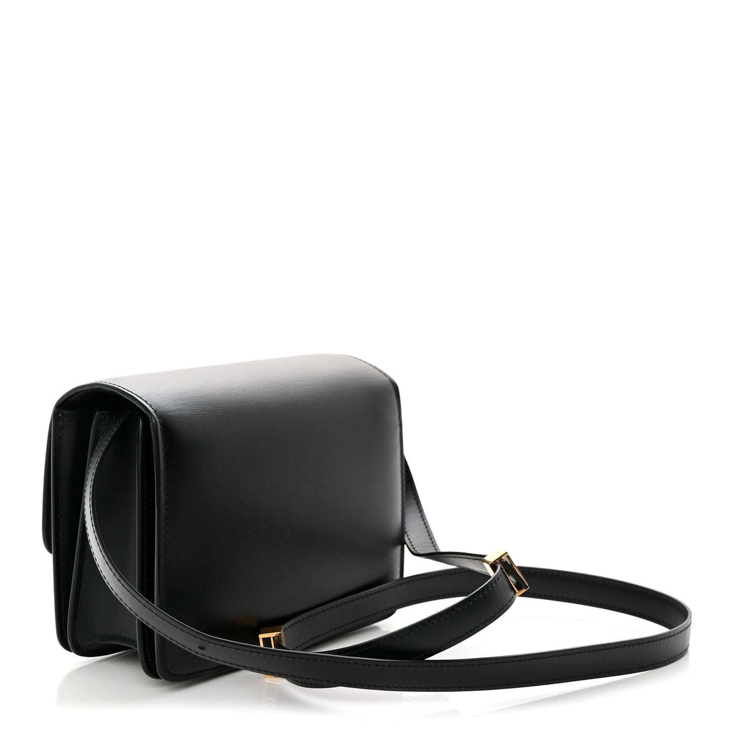Box Calfskin Small Classic Box Flap Bag Black