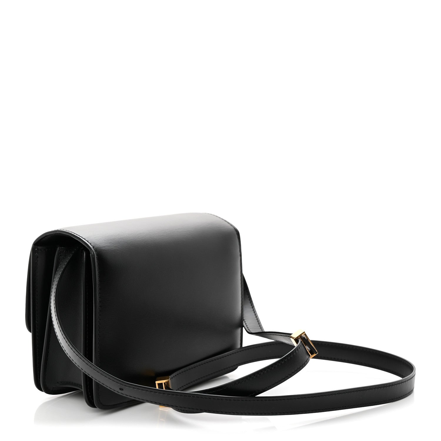 Celine Box Calfskin Small Classic Box Flap Bag Black 3 of 13
