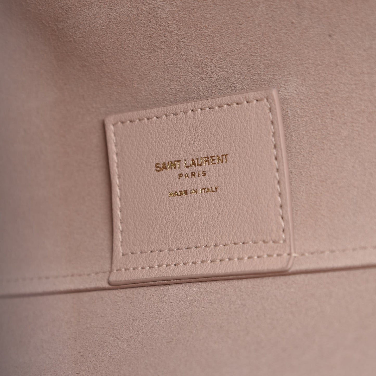 Calfskin Large Shopping Tote Pale Blush