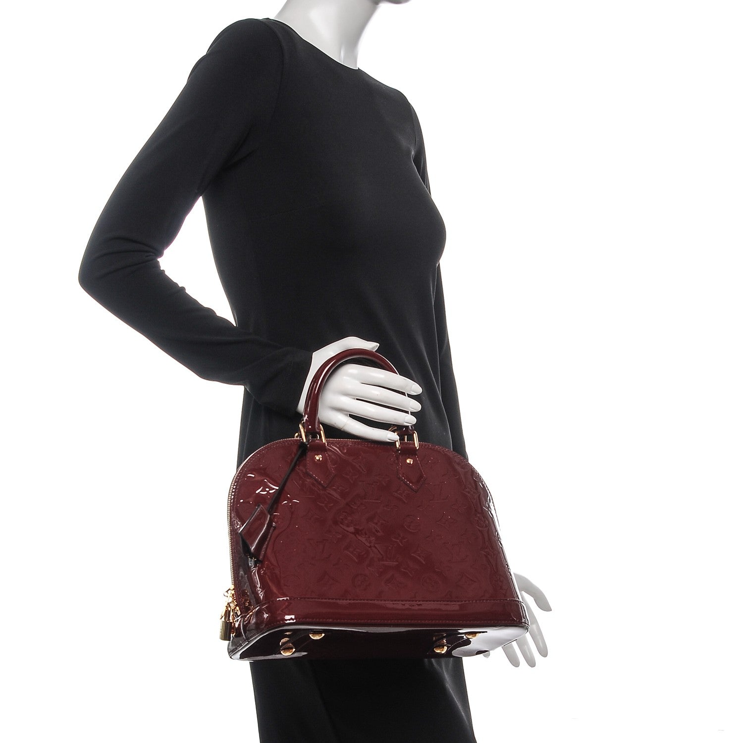 Louis Vuitton Vernis Alma PM Griotte 2 of 7
