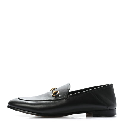 Gucci Lambskin Womens Brixton Horsebit Loafers 41 Black 1 of 7