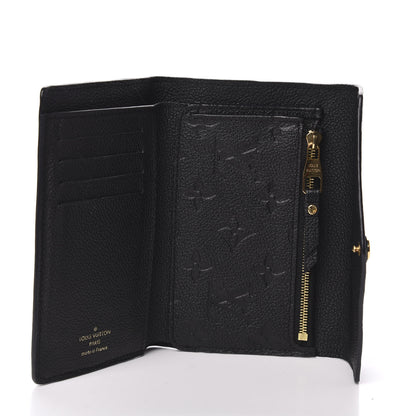 Louis Vuitton Empreinte Compact Curieuse Wallet Black 5 of 7