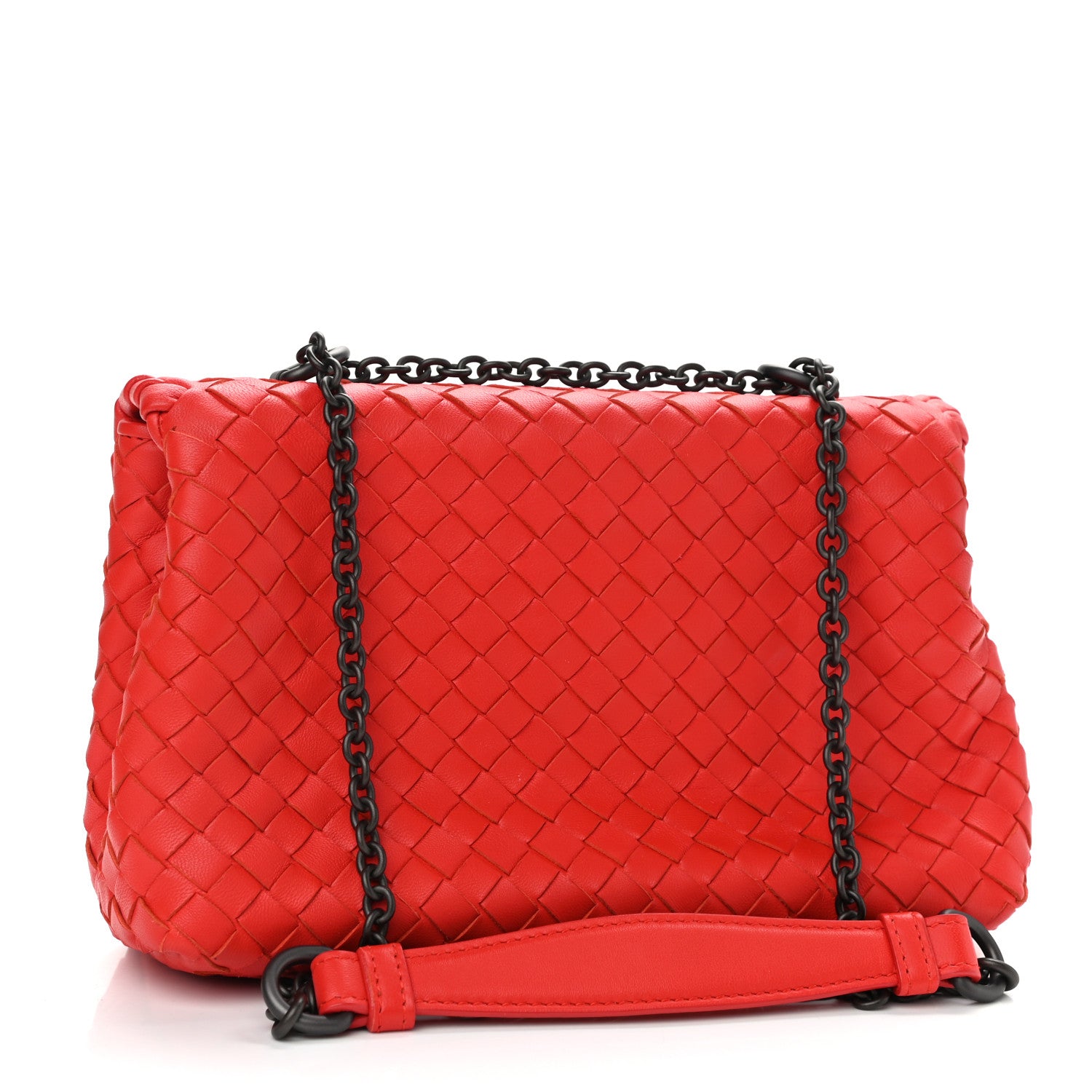 Bottega Veneta Nappa Intrecciato Baby Olimpia Shoulder Bag Vesuvio 3 of 10