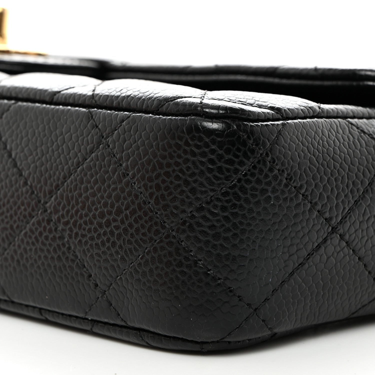 Chanel Caviar Quilted East West Flap Black 10 of 10