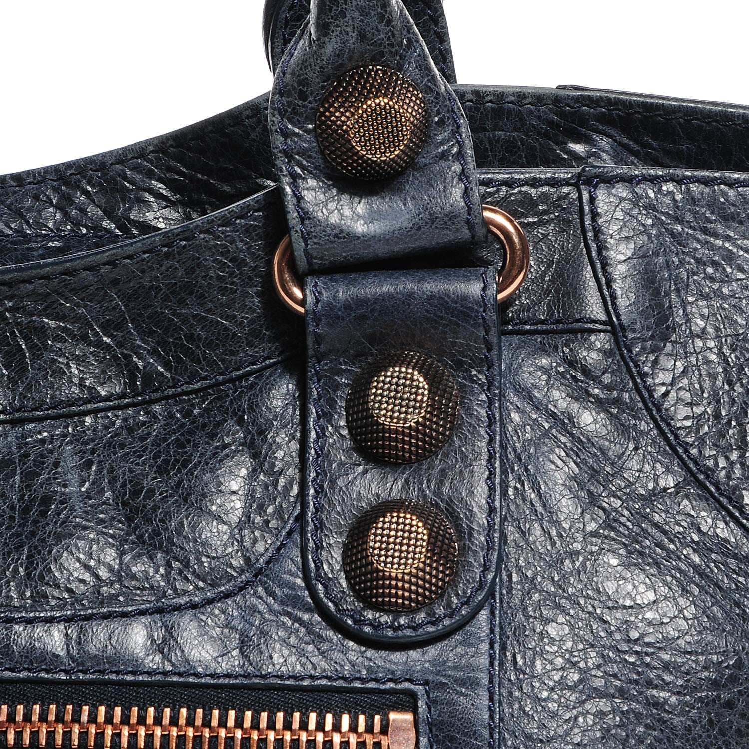 Balenciaga Agneau Giant 21 Rose Gold Hardware Part Time Dark Night 9 of 18