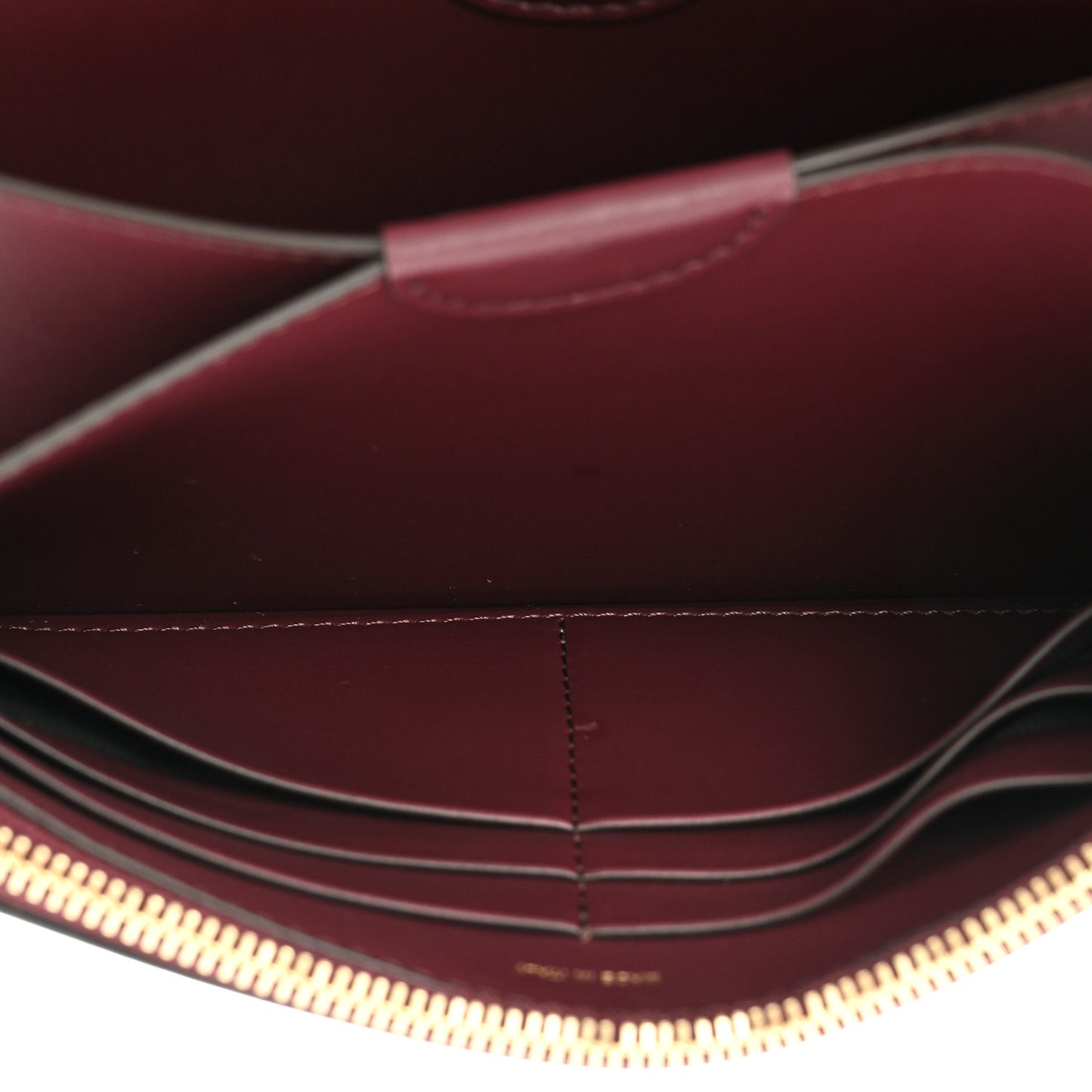 Calfskin Logo Hazelmere Wallet With Detachable Strap Deep Maroon