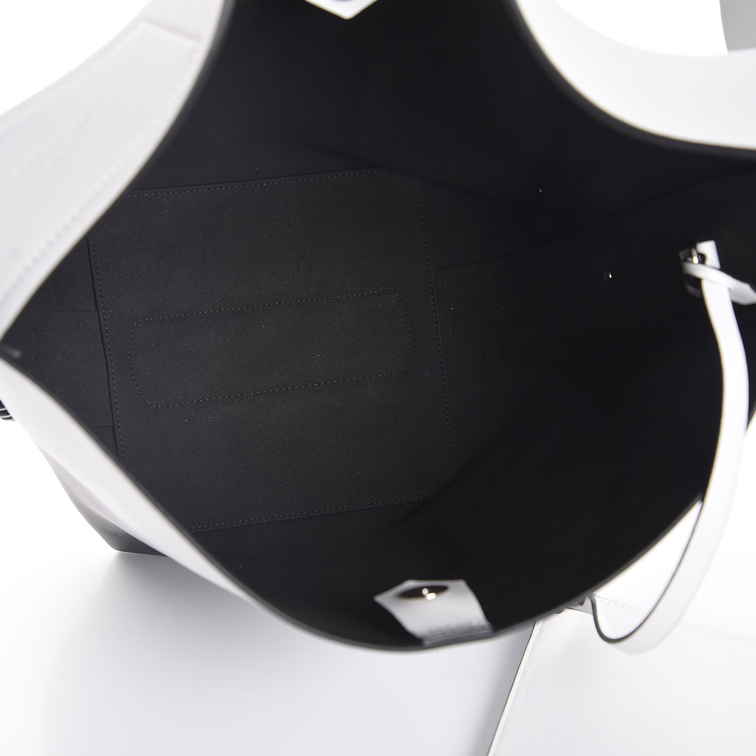 Givenchy Calfskin Degrade Infinity Bucket Bag Black White 5 of 7
