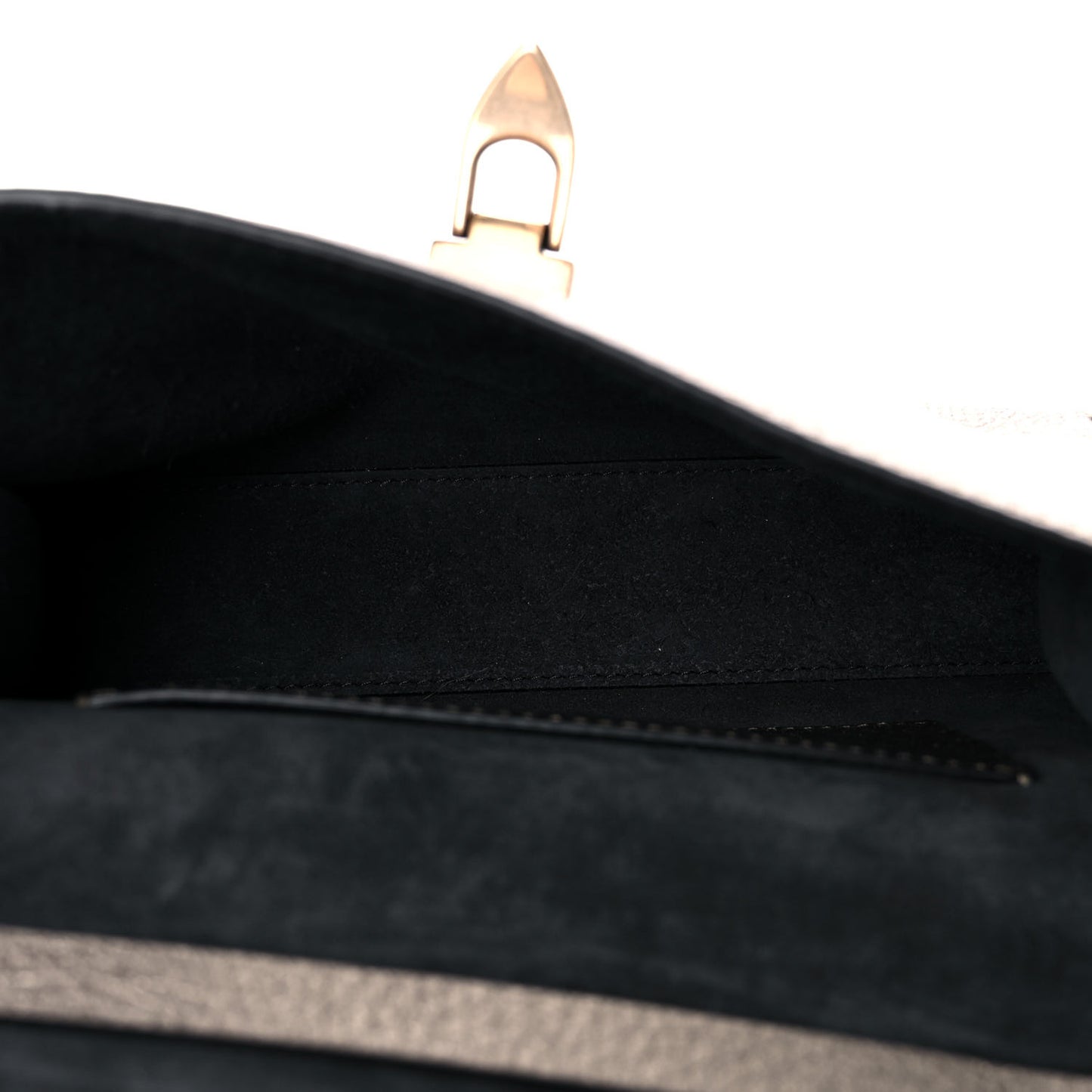 Metallic Pebbled Calfskin Medium Rockstud Flip Lock Crossbody Bag Sasso