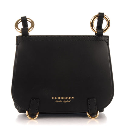 Burberry Calfskin Baby Bridle Saddle Bag Black 1 of 7