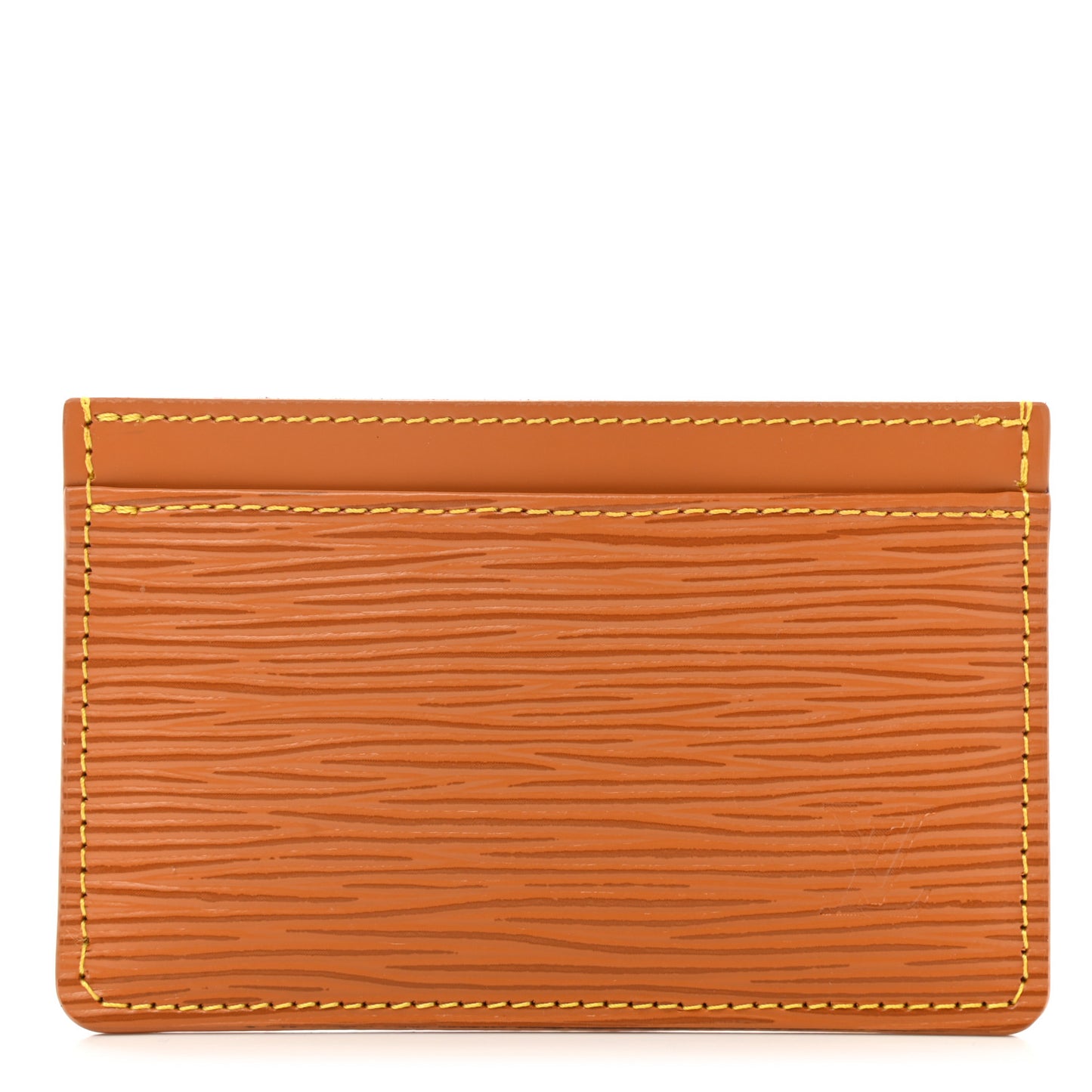 Epi Card Holder Honey Gold
