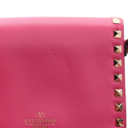 Valentino Garavani Vitello Rockstud Flap Crossbody Bag Peony 11 of 11