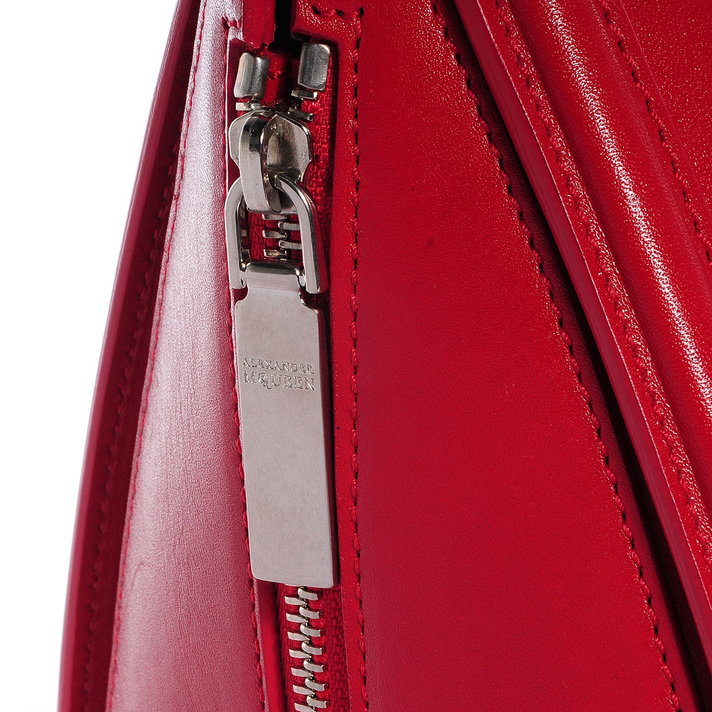 Leather Small Heroine Bag Red