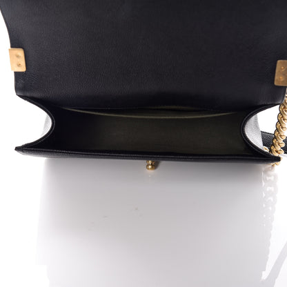 Chanel Caviar Quilted Medium Boy Flap Black 5 of 9