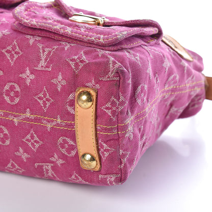 Louis Vuitton Denim Baggy PM Fuchsia 8 of 12