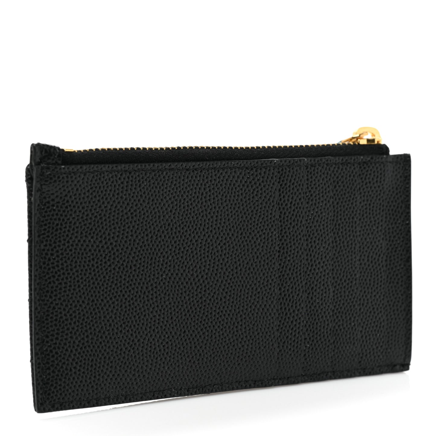 Monogram Grain de Poudre 5 Fragments Zip Pouch Card Holder Black