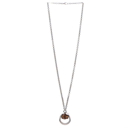 Gucci Bamboo Horsebit Necklace Large Silver 4 of 7