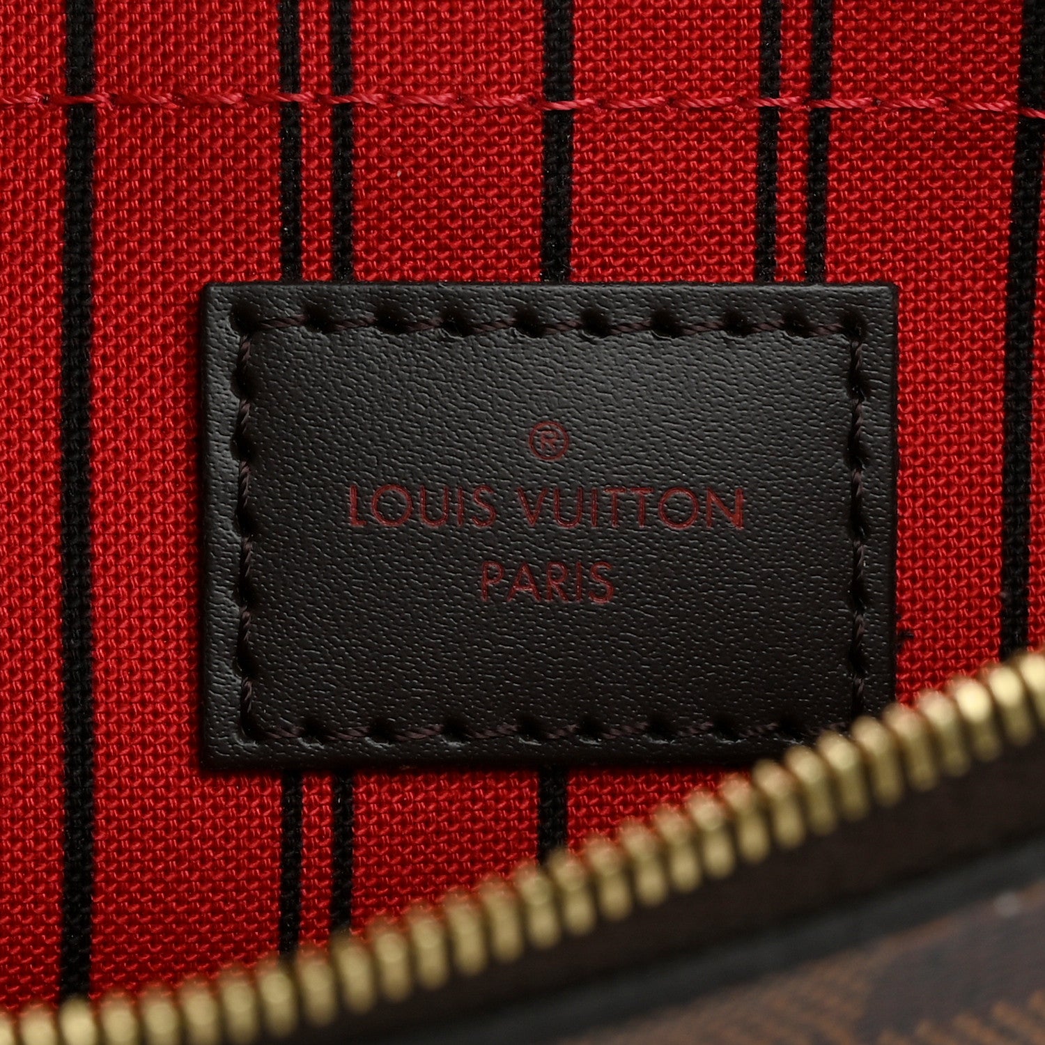 Louis Vuitton Damier Ebene Neverfull MM GM Pochette 6 of 7