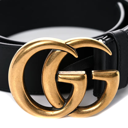 Gucci Calfskin Double G 40mm Belt 85 34 Black 6 of 7