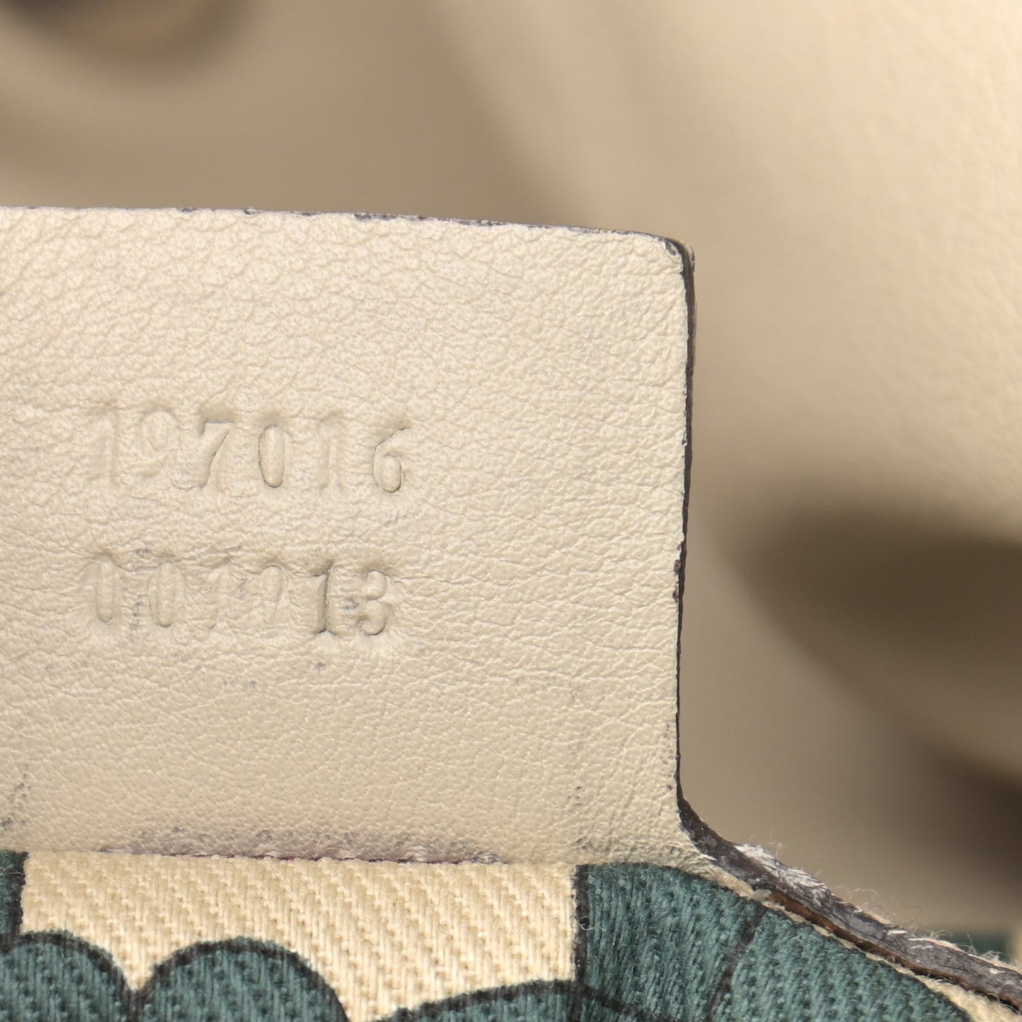 Guccissima Medium Hysteria Top Handle Bag Off White