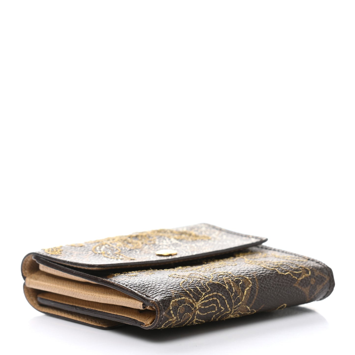 Monogram Dentelle Elise Wallet Silver