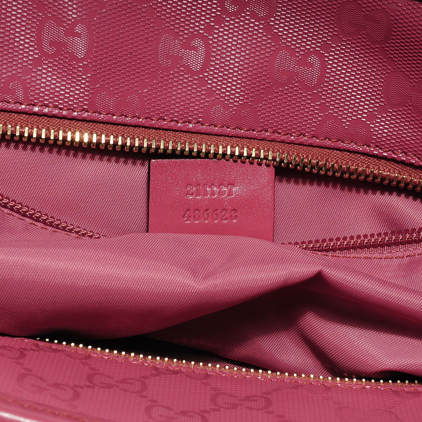Imprime Monogram Medium Zippered Shopping Tote Vintage Rose