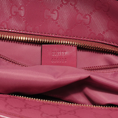 Gucci Imprime Monogram Medium Zippered Shopping Tote Vintage Rose 7 of 9