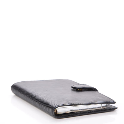 Louis Vuitton Epi Small Ring Agenda Cover Black 4 of 10