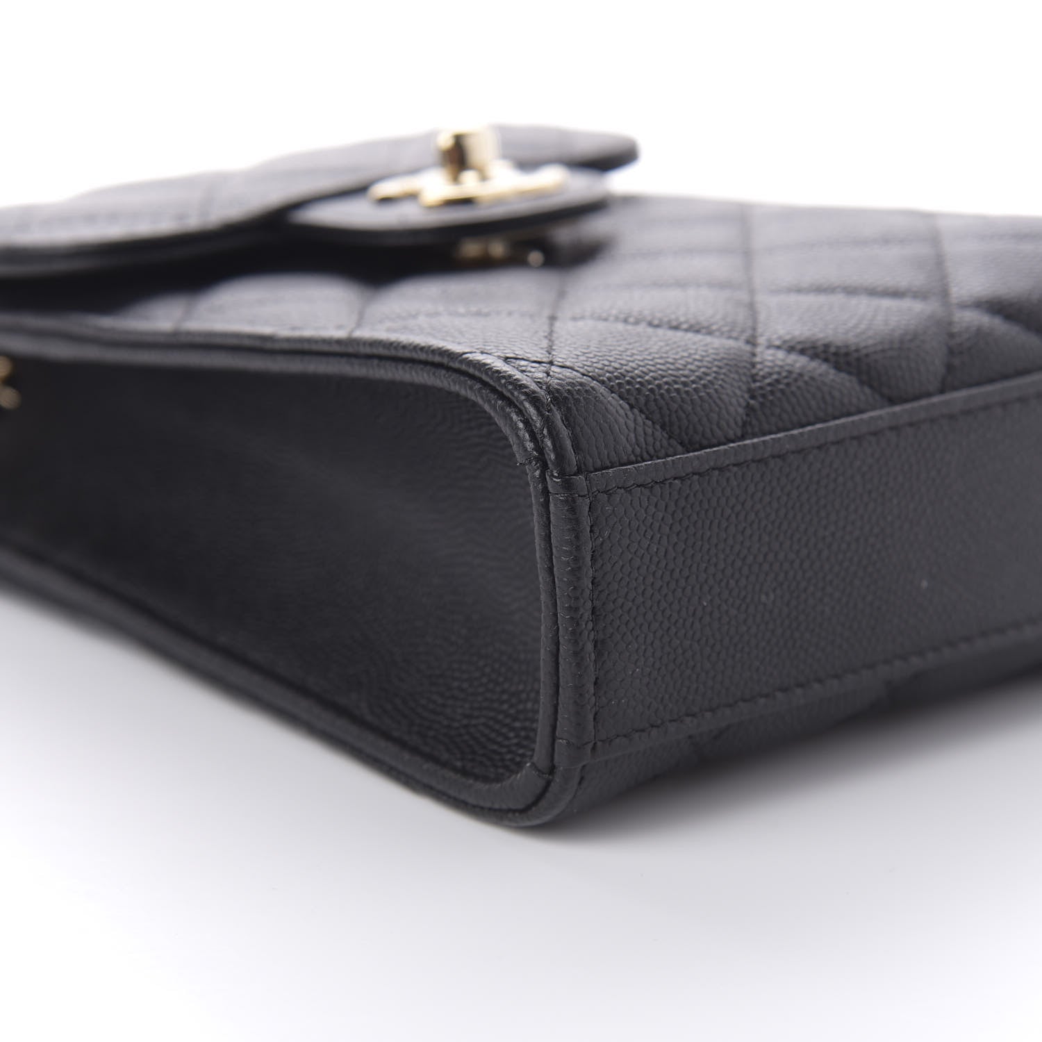 Chanel Caviar Quilted Classic Phone Holder Black 6 of 12