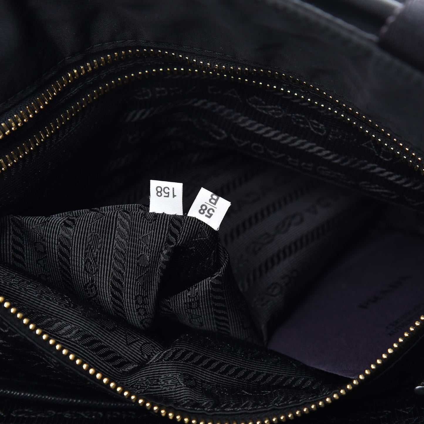 Tessuto Nylon Diaper Bag Black
