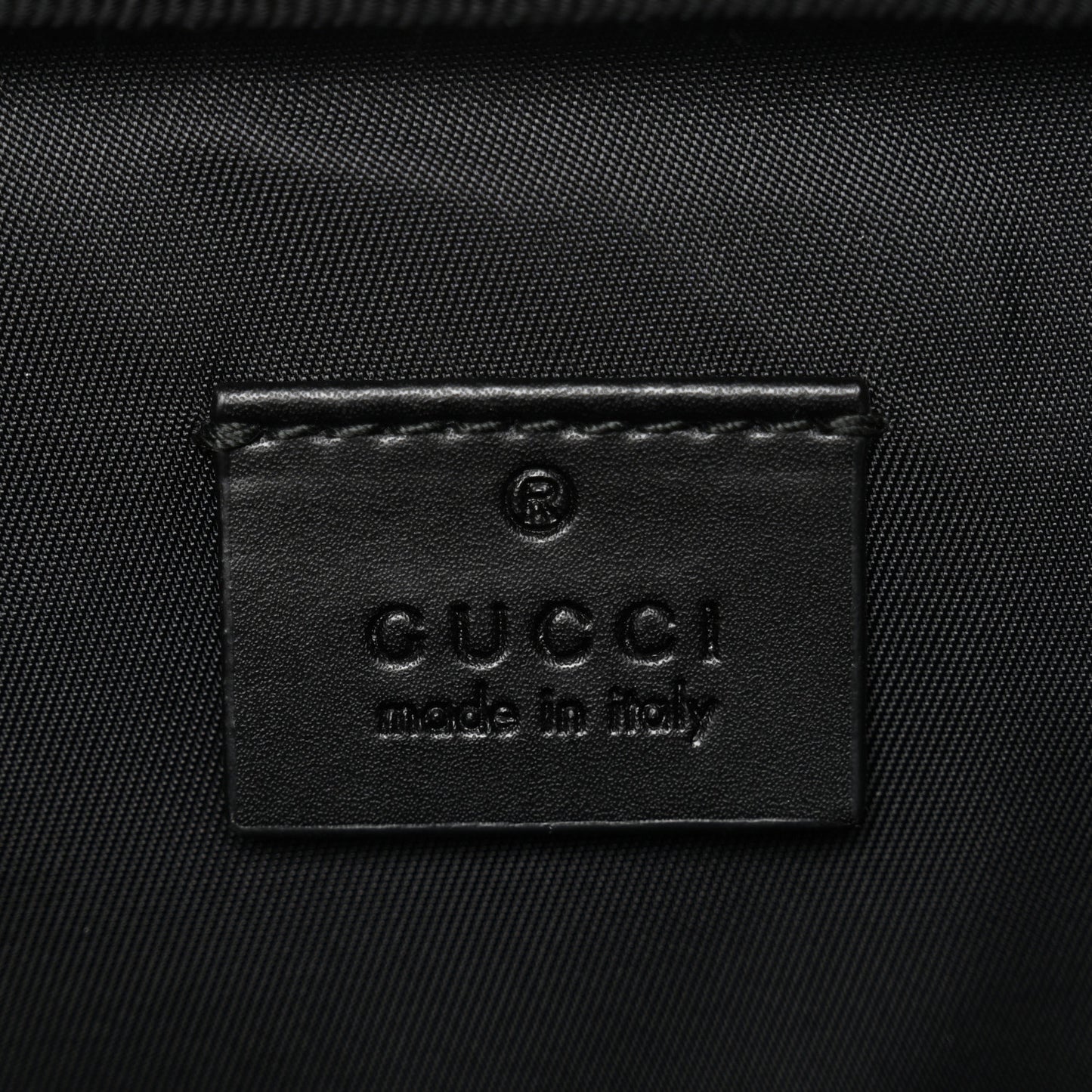 GG Supreme Monogram Web Belt Bag Black