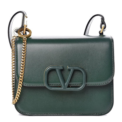 Valentino Garavani Smooth Calfskin Small VSling Shoulder Bag Green 1 of 12