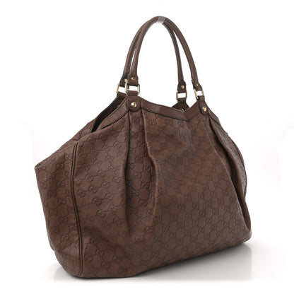 Gucci Guccissima Signature Large Sukey Tote Brown 4 of 35