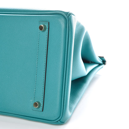 Hermes Epsom Birkin 35 Bleu Paon 16 of 18