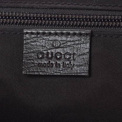 Gucci GG Plus Monogram Large Double Buckle Flap Messenger Bag Beige Dark Brown 6 of 9