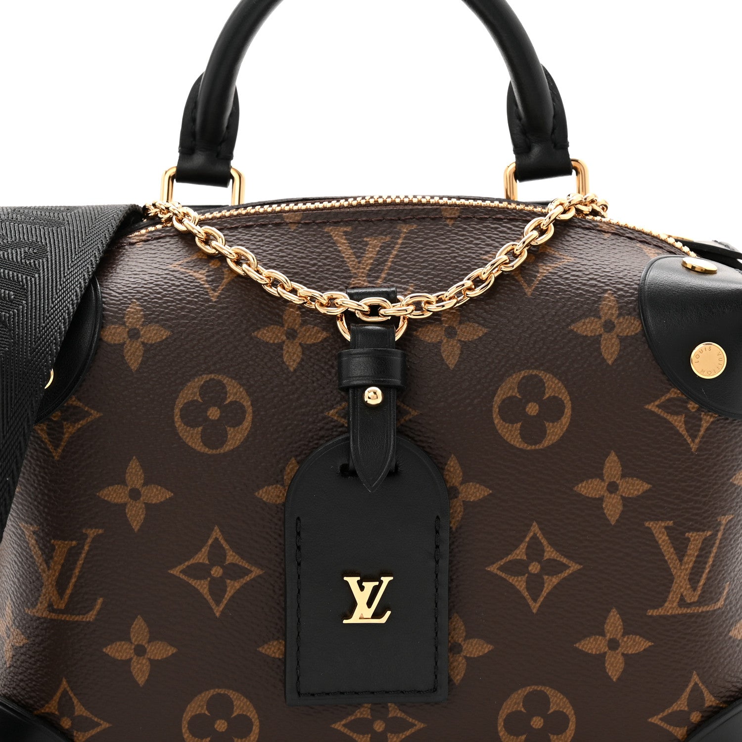 Louis Vuitton Monogram Petite Malle Souple Black 7 of 10