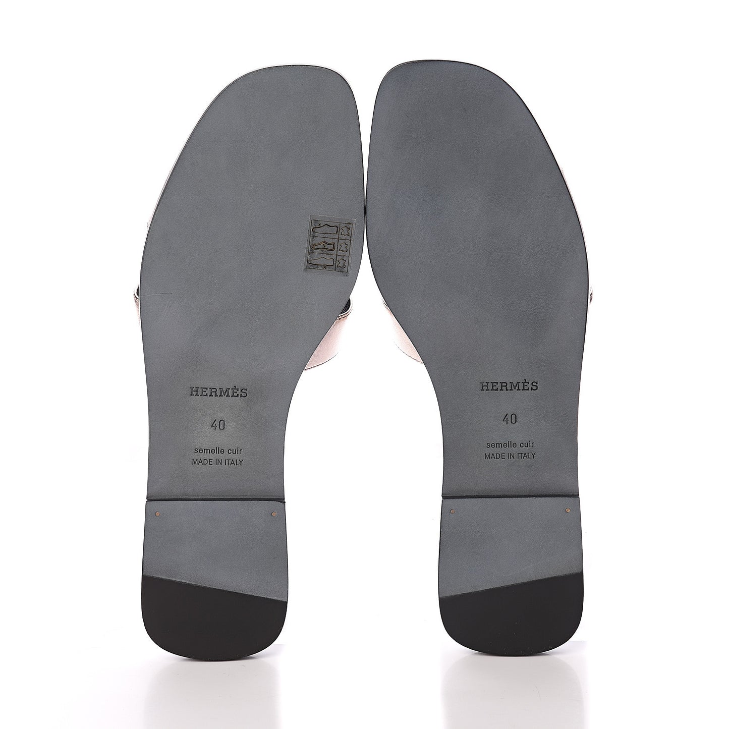 Metallic Nappa Oran Sandals 40 Or Vieilli