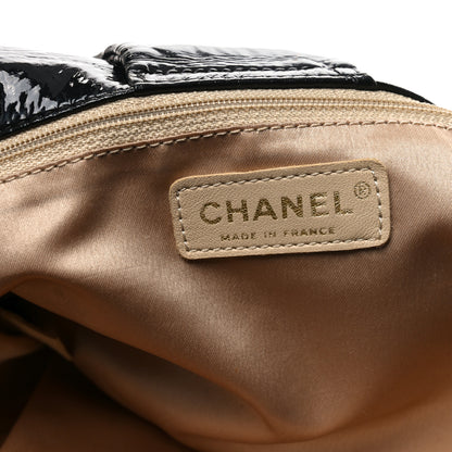 Chanel Vinyl XL Rock and Chain Flap Black 6 of 12