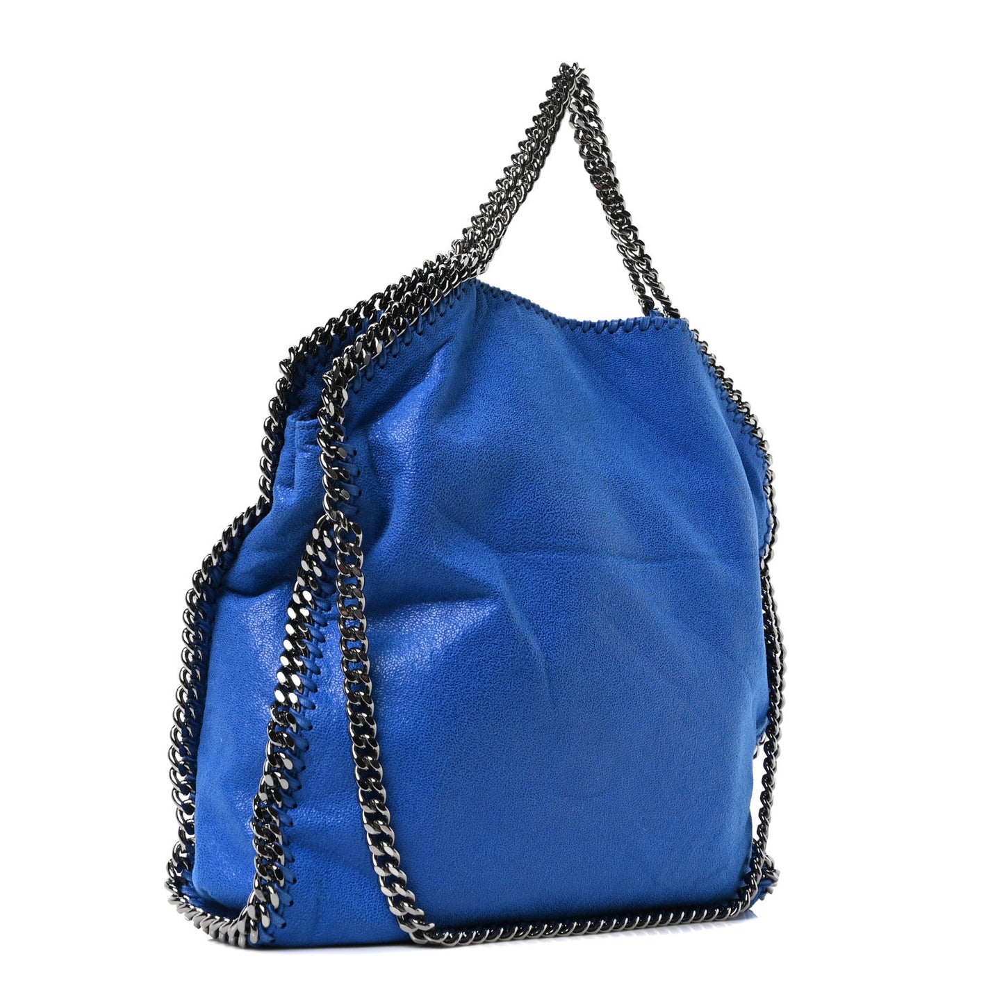 Shaggy Deer Small Falabella Tote Bright Blue