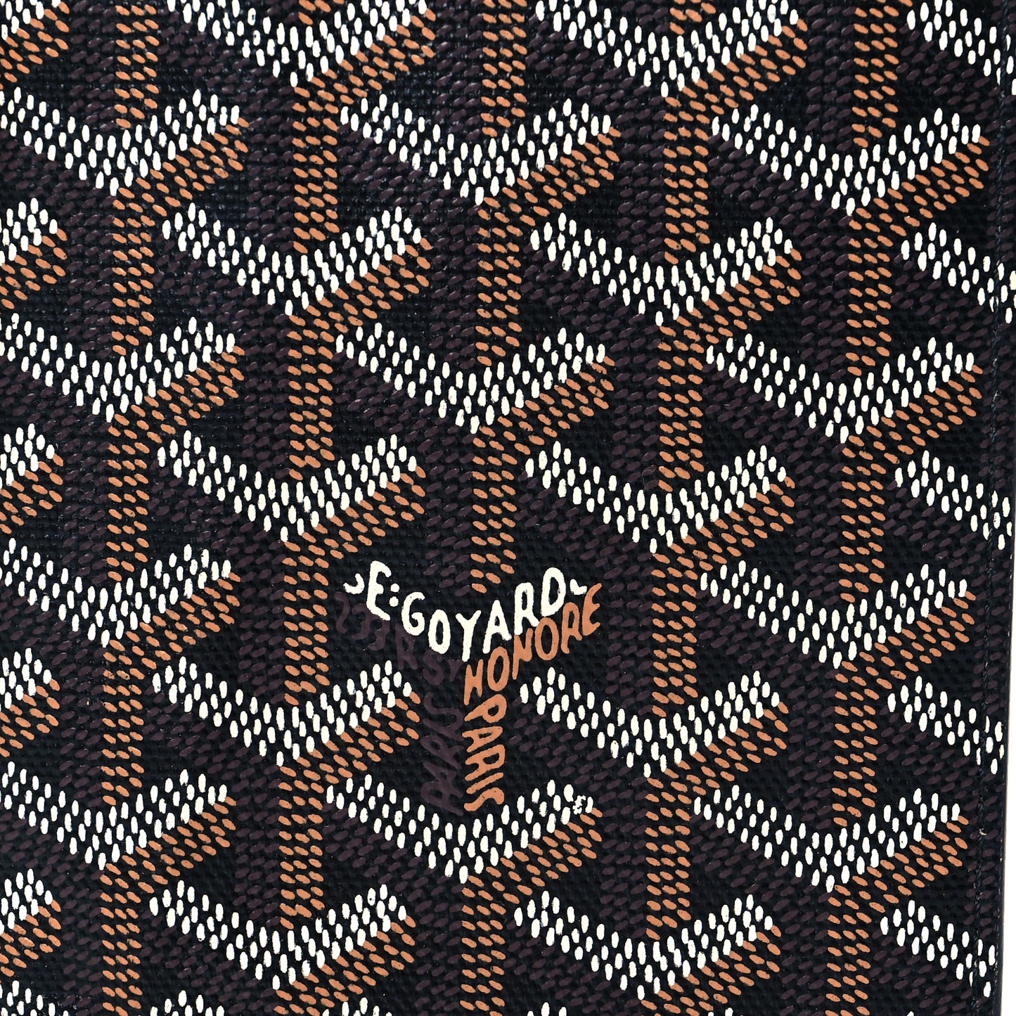 Goyardine Long Bi-Fold Wallet Black