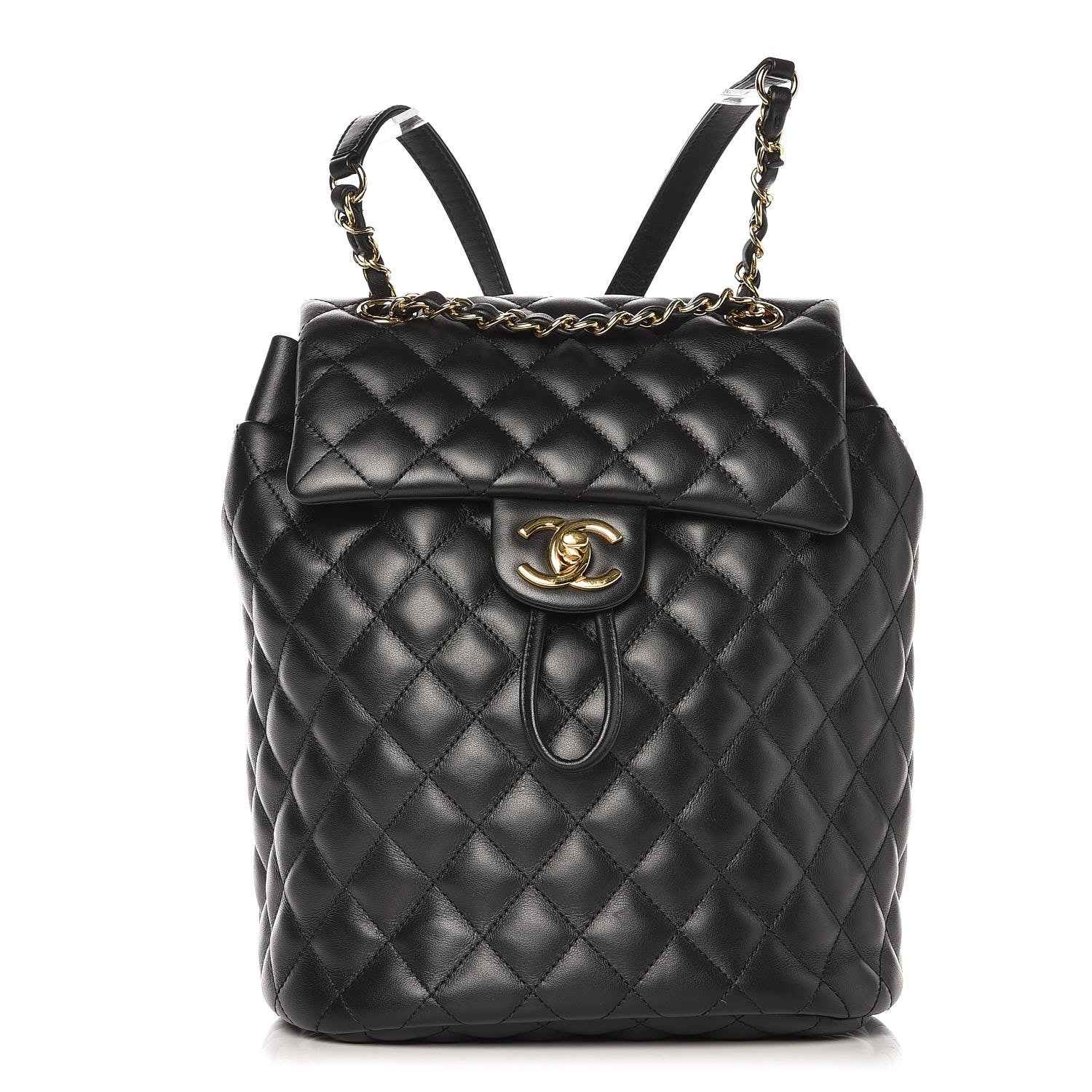 Chanel Lambskin Quilted Small Urban Spirit Backpack Black 1 of 7