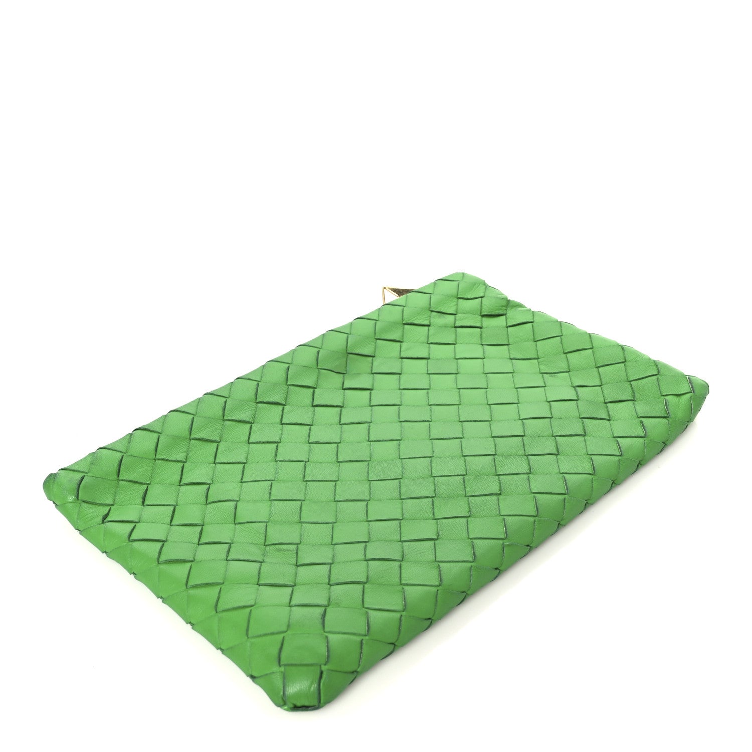 Bottega Veneta Nappa Intrecciato Flat Zip Pouch Parakeet 4 of 9