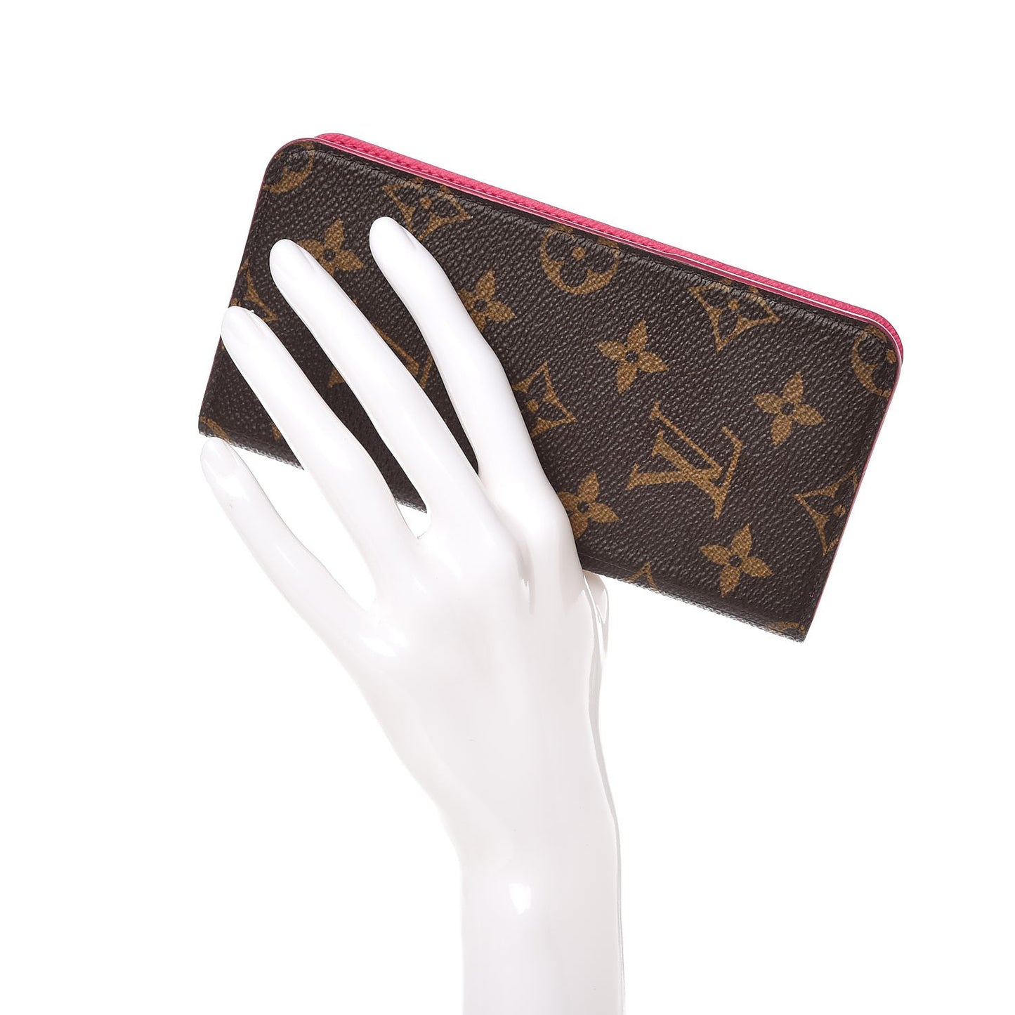 Monogram iPhone 6 Plus Folio Case Pink