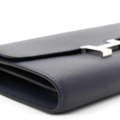 Hermes Evercolor Constance Wallet To Go Bleu Nuit 9 of 10