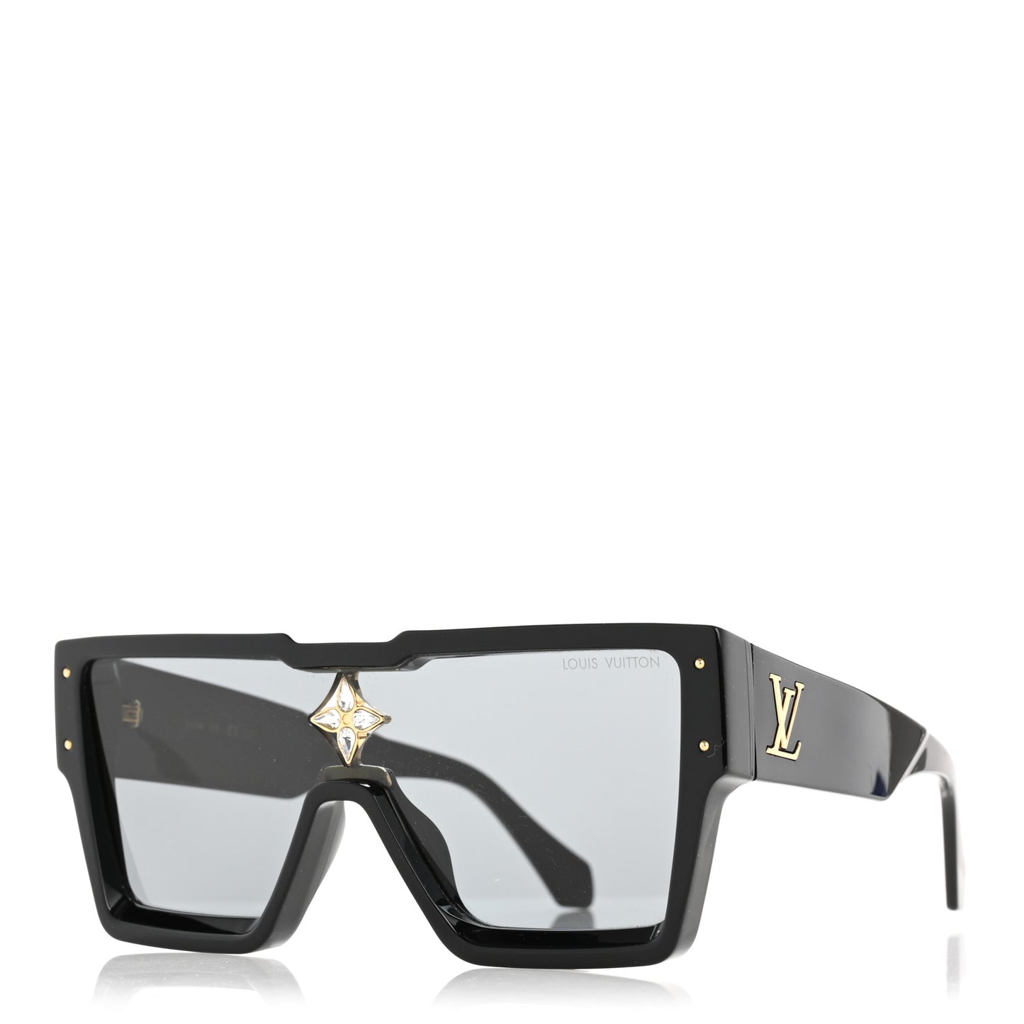 Acetate Swarovski Crystal Cyclone Sunglasses Z1547W Black