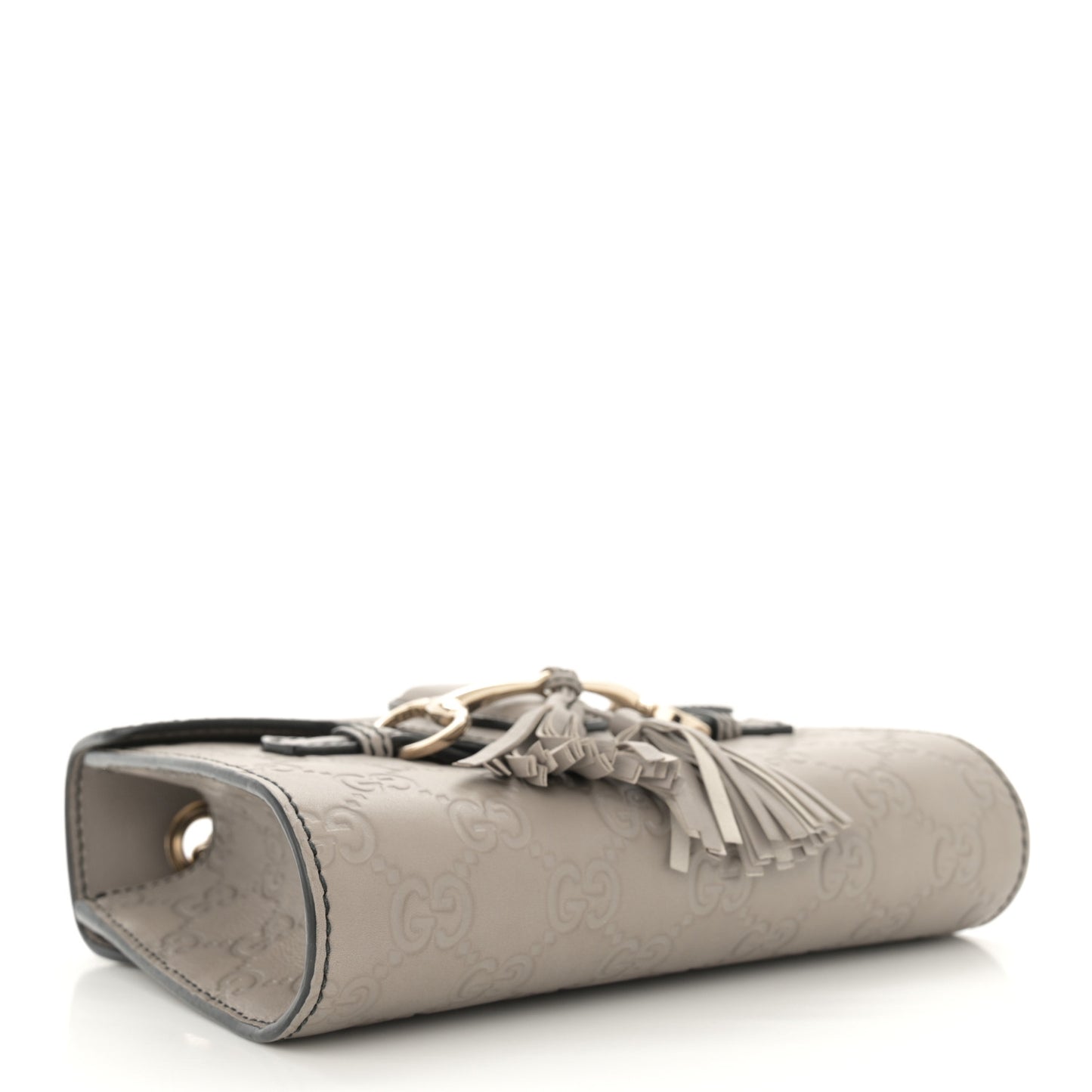 Guccissima Mini Emily Chain Shoulder Bag Storm Grey